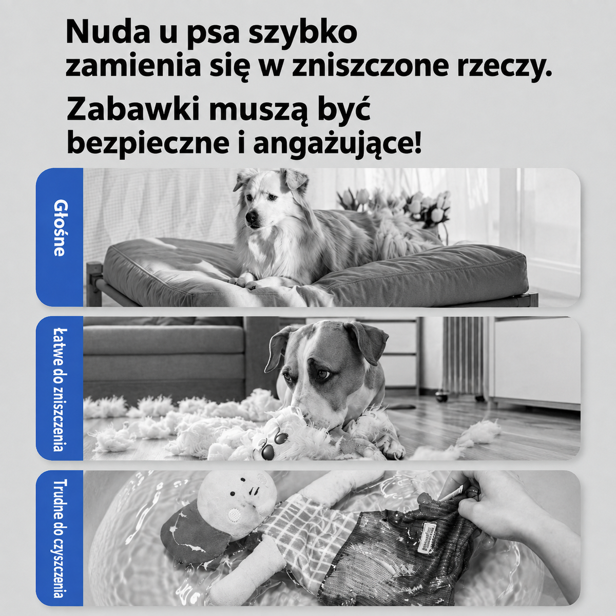 Interaktywna piłka dla psa i kota - sama ucieka, wibruje i nie daje się złapać